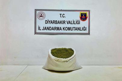 Diyarbakır’da 38 kilo esrar ele geçirildi