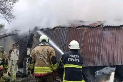 Dörtyol’da ev yangını