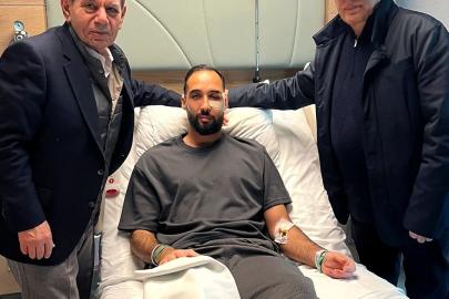 Dursun Özbek, İsa Doğan’ı hastanede ziyaret etti