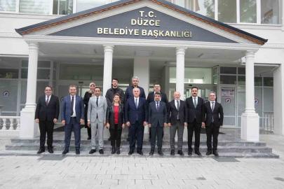 Düzce Belediyesi KDK heyetini ağırladı