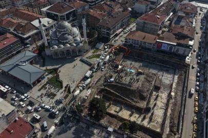 Düzce’de kent meydanının temeli atıldı