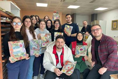 Ebru sanatıyla renkli buluşma