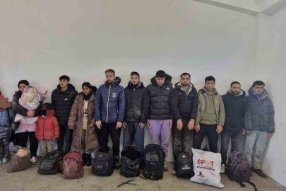 Edirne’de 14 düzensiz göçmen yakalandı