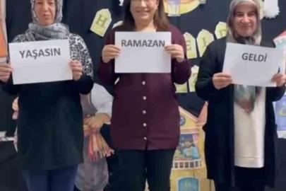Eğitimcilerden dikkat ceken Ramazan etkinliği