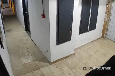 Elazığ’da güvenlik kameralarına zarar veren şahıs kameraya yakalandı