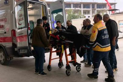 Elektrik akımına kapılan işçi 2’nci kattan düştü