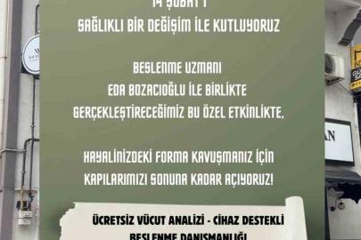 Ereğli’de ücretsiz diyetisyen desteği ve vücut analizi etkinliği