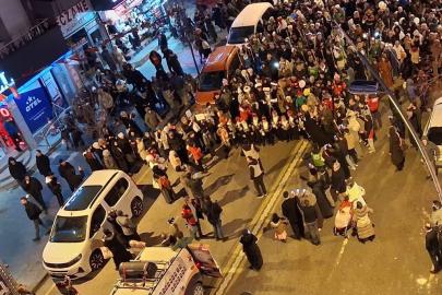 Erzurum’da Ramazan’a fener alaylı karşılama