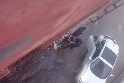 Eski eşini sokak ortasında darbeden şahıs gözaltına alındı