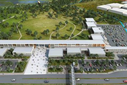 Eski fuar alanına yapılan Sosyal Yaşam Merkezi’nde çalışmalar sürüyor