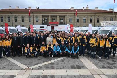 Eskişehir’de sağlık filosuna 10 yeni ambulans katıldı
