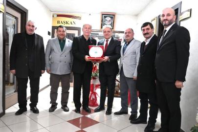 ESOB yönetiminden, Tortum Belediye Başkanı Yiğider’e nezaket ziyareti