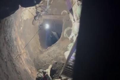 Evinin bahçesinde define arayan şahıs, 40 metre derinlik ve 3 metre genişlikte kuyu açtı