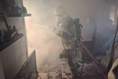 Fethiye’de ev yangını