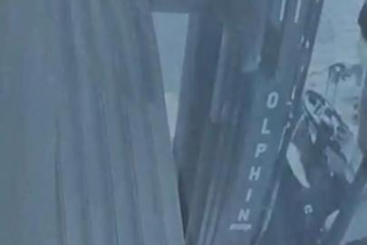 Forkliftli hırsız kamerada