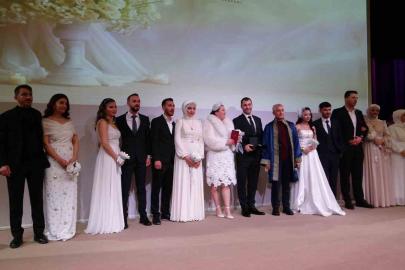 Gaziantep’te 14 Şubat’ta 62 çift evliliğe "Evet" dedi