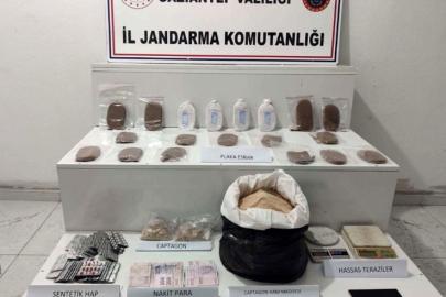 Gaziantep’te 22 kilo reçine esrar ele geçirildi: 2 şahıs tutuklandı