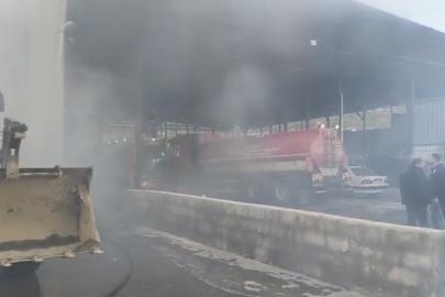 Gaziantep’te biber fabrikasında korkutan yangın