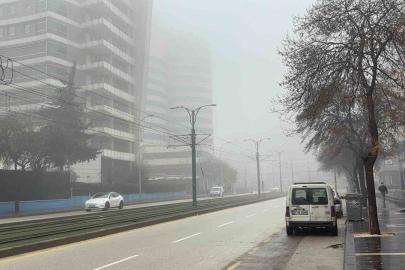 Gaziantep’te yoğun sis etkisini sürdürüyor