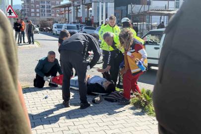 Gazipaşa’da otomobil ile motosiklet çarpıştı: 1 yaralı