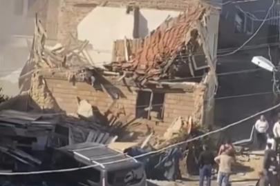 Gemlik’te metrik bina çöktü