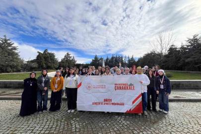 Gençler milli tarihi bilinç için Çanakkale’de