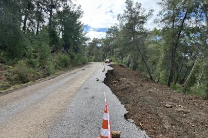 Gökbel yolu geçici olarak ulaşıma kapatıldı
