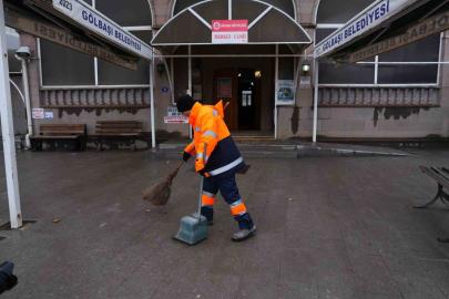 Gölbaşı Belediyesinden camilerde Ramazan öncesi detaylı temizlik