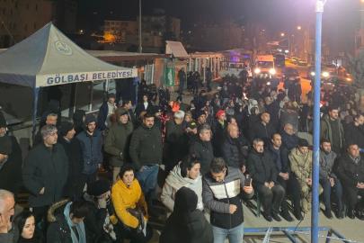 Gölbaşı’nda deprem şehitleri gözyaşlarıyla anıldı