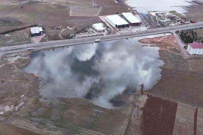 Göller kurumuştu, şimdi ise tarım arazileri göle döndü