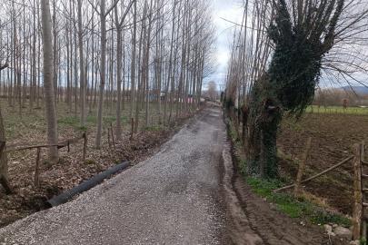 Gölyaka’da yol çalışmaları sürüyor
