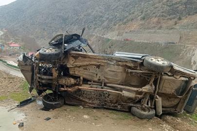 Gümüşhane’de otomobil uçuruma yuvarlandı: 1 ölü