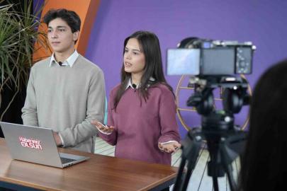 ‘Haberimiz Olsun Projesi’ kapsamında genç öğrenciler ekran karşısına çıkıyor