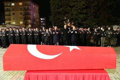 Hayatını kaybeden jandarma uzman çavuş için tören düzenlendi