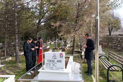 Hisarcık’ta Şehit Yüksel Arık dualarla anıldı