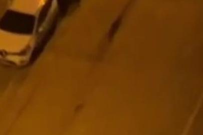 İki grup arasındaki tüfekli kavga kamerada