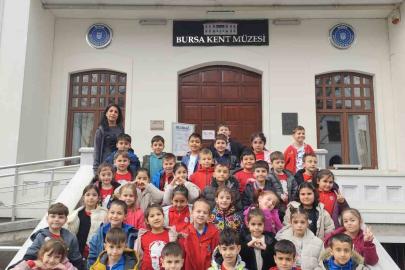 İlkokul öğrencileri, Kent Müzesi’nde tarihe yolculuk yaptı