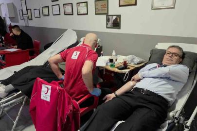 İlkokulda kan bağışı kampanyasına destek