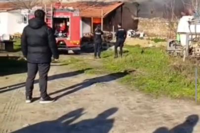 İpsala’da tek katlı evde çıkan yangın korkuttu