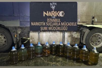 İstanbul’da uyuşturucu operasyonu: 183 kilogram sıvı metamfetamin ele geçirildi