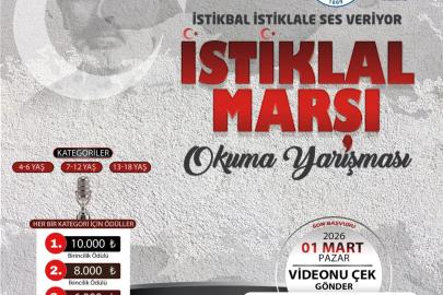İstiklal Marşı Okuma Yarışması’nda başvurular başlıyor
