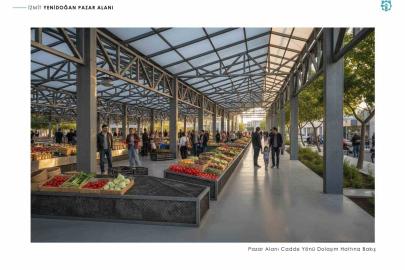 İzmit Yenidoğan’a kapalı pazar alanı yapılacak