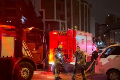 Kağıthane’de metruk binada şüpheli yangın