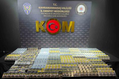 Kahramanmaraş’ta narkotik ve kaçakçılık operasyonu: 1 tutuklama