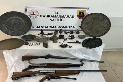 Kahramanmaraş’ta tarihi eser kaçakçılığı operasyonu