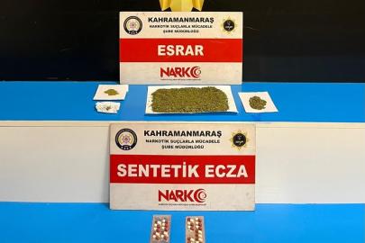 Kahramanmaraş’ta uyuşturucu ve kaçak telefonlar ele geçirildi: 1 tutuklama