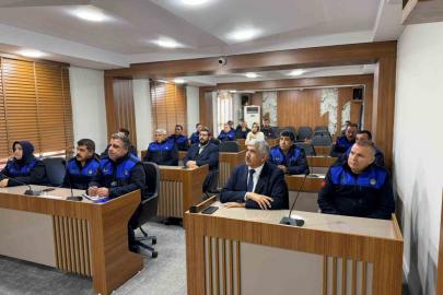 Kahta Belediyesi zabıta personeline yönelik kapsamlı hukuk eğitimi