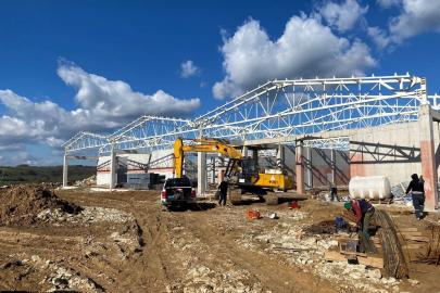 Kandıra Fındık Deposu’nda yapısal imalatlar tamamlandı