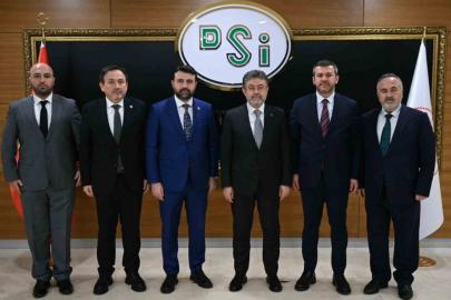 Karabük heyeti Bakan Kacır ve Bakan Yumaklı ile görüştü