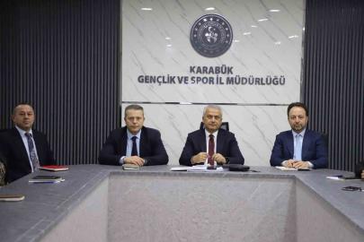 Karabük’te gençlik ve spor çalışmaları masaya yatırıldı